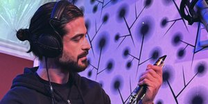 Ο Άρης Μουγκοπέτρος με το κλαρίνο του