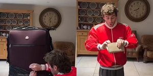 Τι βρήκε μέσα στη χαμένη βαλίτσα που αγόρασε 