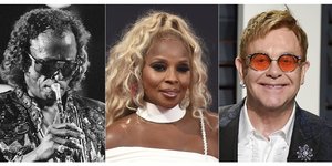 Miles Davis, Mary J. Blige Elton John