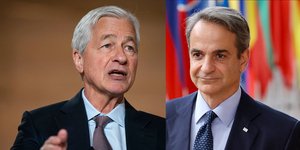 Τζέιμι Ντάιμον, Κυριάκος Μητσοτάκης