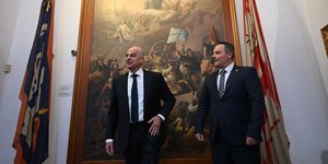 Ο υπουργός Εθνικής Άμυνας Νίκος Δένδιας στην ιερή πόλη του Μεσολογγίου