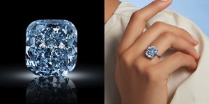 To βάρους 10,3 καρατίων διαμάντι Mediterranean Blue