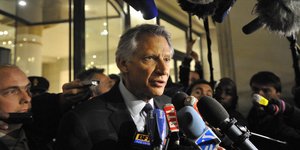 Ο πρώην πρωθυπουργός της Γαλλίας, Ντομινίκ ντε Βιλπέν