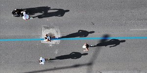 Αγώνας σε δρόμο της Αθήνας (εικόνα αρχείου)