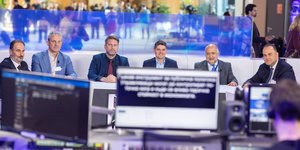 Στιγμιότυπο από την εκδήλωση που διοργάνωσε ο Δημήτρης Τσιόδρας στο Ευρωκοινοβούλιο
