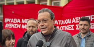 Στην πορεία στο κέντρο ο Σωκράτης Φάμελλος 