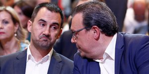 Σωκράτης Φάμελλος και Αλέξης Χαρίτσης
