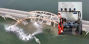 Κατέρρευσε η γέφυρα της συνοικίας Shynyi στο Πεκίνο