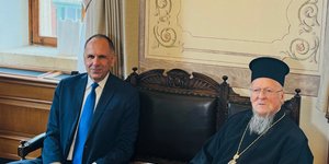 Γιώργος Γεραπετρίτης και Πατριάρχης Βαρθολομαίος