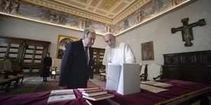 Ο Πάπας Φραγκίσκος είχε υποδεχθεί τον γ.γ. του ΟΗΕ Αντόνιο Γκουτέρες στο Βατικανό το 2019