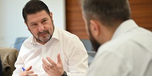 Συνάντηση του Νίκου Χαρδαλιάς με τον Δήμαρχο Πετρούπολης