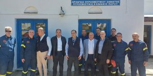 Πλημμύρες στην Πάρο: Αυτοψία στο νησί έκανε ο υφυπ. Κλιματικής Κρίσης Κ. Κατσαφάδος