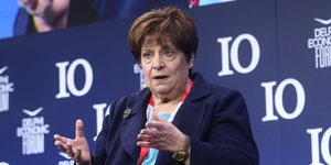 Η πρόεδρος του Αρείου Πάγου, Ιωάννα Κλάπα, στο Φόρουμ των Δελφών