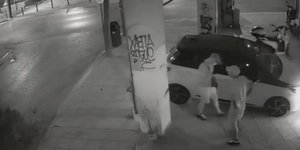 Βίντεο από τη δράση των κλεφτών αυτοκινήτων
