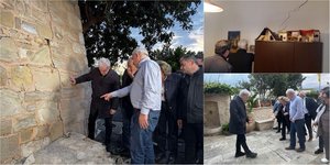 Αυτοψία Λέκκα στις ρηγματώσεις στις Βούτες Ηρακλείου