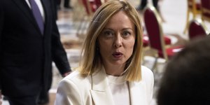 Η Ιταλίδα πρωθυπουργός Τζόρτζια Μελόνι