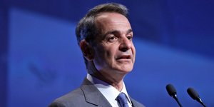 στην εκδήλωση Ο Κυριάκος Μητσοτάκης κατά τον χαιρετισμός του στην απονομή των φαρμακευτικών βραβείων «Prix Galien Greece 2025»