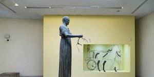 Στο μουσείο των Δελφών