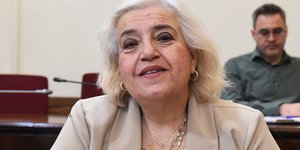 Η υφυπουργός Εξωτερικών, Αλεξάνδρα Παπαδοπούλου