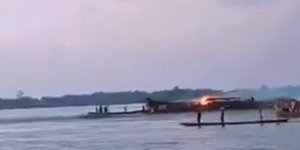 Φονική πυρκαγιά σε πλοίο στον ποταμό Κονγκό