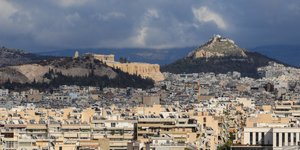 Πολυκατοικίες στην Αθήνα, απο ψήλα