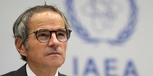Ο γενικός διευθυντής του Διεθνούς Οργανισμού Ατομικής Ενέργειας, Ραφαέλ Γκρόσι 