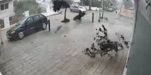 Το σαρωτικό πέρασμα του ανεμοστρόβιλου από τη Ρόδο