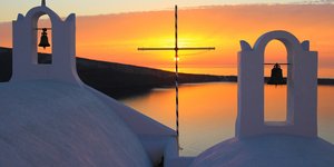 Ηλιοβασίλεμα στη Σαντορίνη