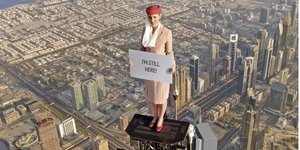 Η γενναία Nicole Smith-Ludvik στην κορυφή του Μπουρτζ Καλίφα / EMIRATES