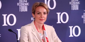 Η εκπρόσωπος της ΝΔ, Αλεξάνδρα Σδούκου