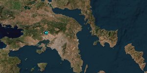Το επίκεντρο των σεισμών που καταγράφηκαν στην Αττική