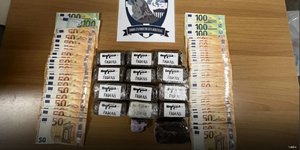 Φωτογραφία από τα ευρήματα των αρχών