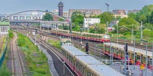 Σιδηροδρομικός σταθμός στο Βερολίνο