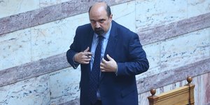 Ο Χρήστος Τριαντόπουλος στη Βουλή