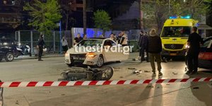 Τροχαίο στη Θεσσαλονίκη επί της οδού Γιαννιτσών