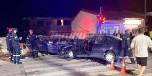 Σφοδρή σύγκρουση οχημάτων έξω από την Πάτρα με έναν νεκρό