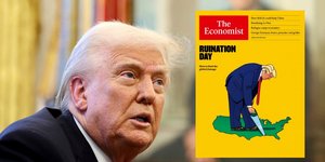 O Nτόναλντ Τραμπ με πριόνι στο εξώφυλλο του Economist