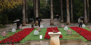 Κρύο και βροχή στον Εθνικό Κήπο