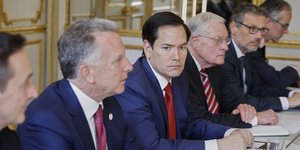 Ο απεσταλμένος του Ντ. Τραμπ για την Ουκρανία Στιβ Γουίτκοφ και ο υπουργός Εξωτερικών των ΗΠΑ, Μάρκο Ρούμπιο