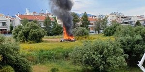 Χαλάνδρι: Όχημα που φλέγεται βρέθηκε κοντά στο σημείο της δολοφονίας του Μόσχουρη