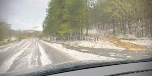 Χαλάζι στη Χαλκιδική