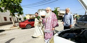 Αγιασμός των οχημάτων ανήμερα της γιορτής του Αγίου Χριστοφόρου