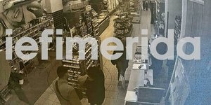 Ο άνδρας με τη γιαγιά και το βρέφος μέσα στο σούπερ μάρκετ