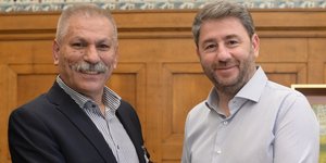 Νίκος Ανδρουλάκης και Gharib Hassou