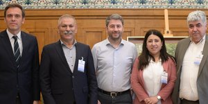 Androulakis meets with co-chair of PYD party of Syria in Athens