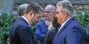 Νίκος Ανδρουλάκης και Δημήτρης Κουτσούμπας