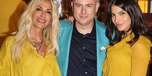Σύμη αντί για Κάπρι για τη βάφτιση του Κούστα junior -Δείτε την Άννα Βίσση και τη Δήμητρα Μέρμηγκα με ασορτί looks