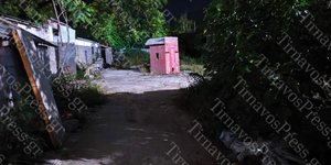 Το σημείο όπου βρέθηκε νεκρός ο άνδρας στη Λάρισα