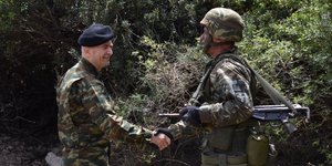 Επίσκεψη αρχηγού ΓΕΣ στην περιοχή ευθύνης της 98 Ανώτατης Στρατιωτικής Διοίκησης Εσωτερικού και Νήσων