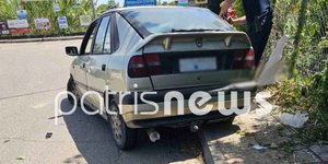 Αυτοκίνητο σε τροχαίο στη Κουρούτα Ηλείας